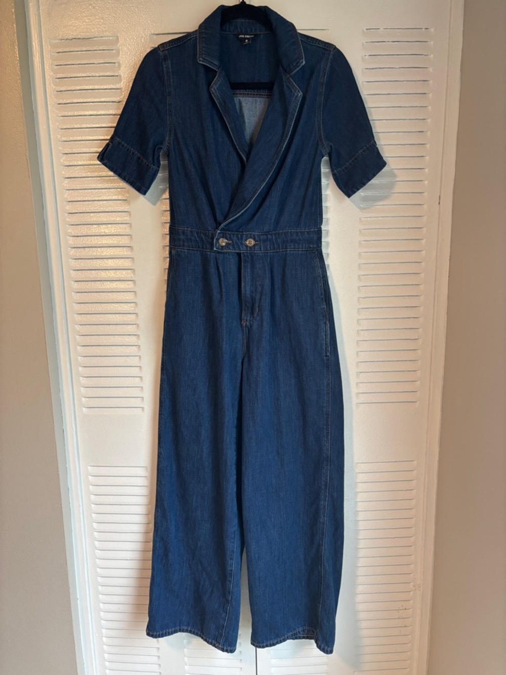 Joe Fresh Denim Jumpsuit – Size 0 | Chic Wide Leg One Piece - Picture 2 of 14